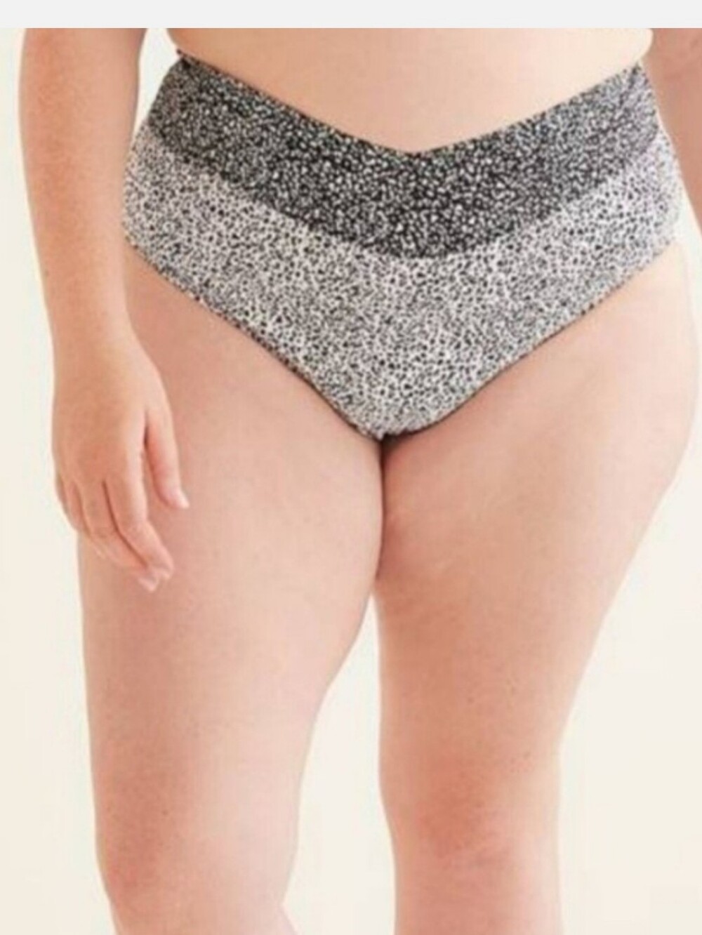 Penningtons Animal Print Speckled High-Waist Bikini Bottom  Size X (14–16) – NWT